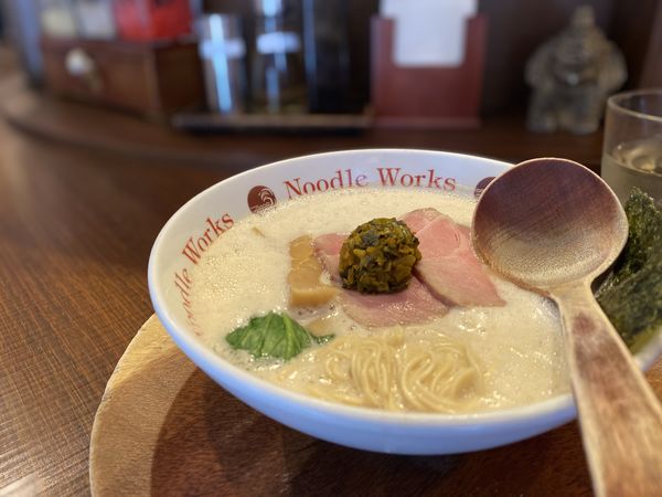 「泡らぅめん 790円」@Noodle Works -BALI-の写真