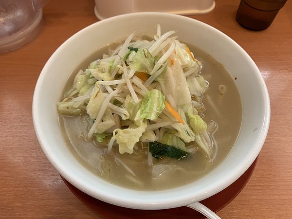 「タンメン クーポン大盛 520円」@日高屋 小手指北口店の写真