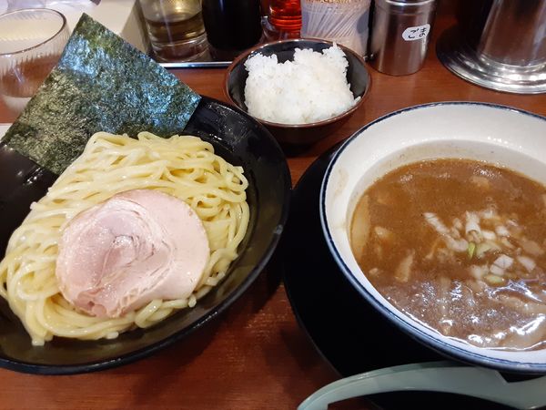 「つけ麺　無料ライス」@池袋商店の写真