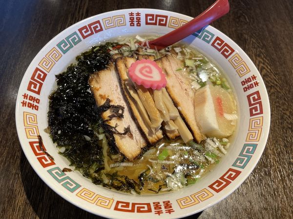 「昔ながらの塩ラーメン」@麺屋 樹 MEGAドン・キホーテ苫小牧店の写真