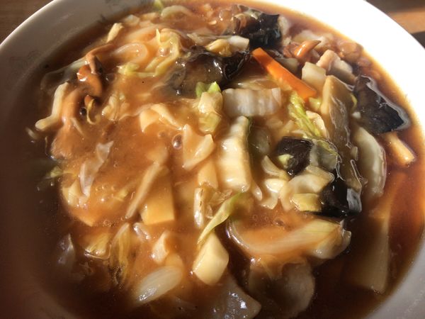 「あんかけラーメン620円」@太陽食堂の写真