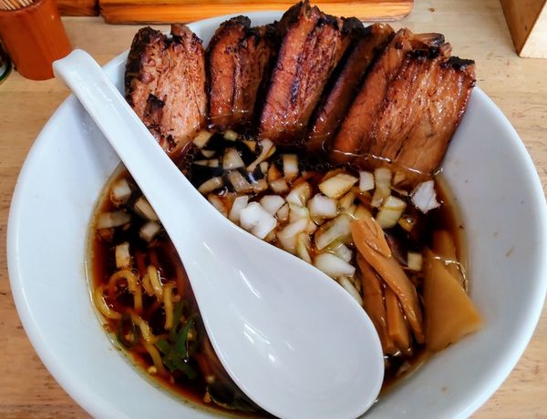 「竹岡 濃口醤油ちゃーしゅーめん1000円」@めん処 麒麟児 KIRINJIの写真