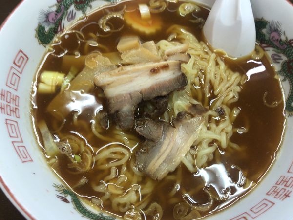 「中華そば600円」@あまの食堂の写真