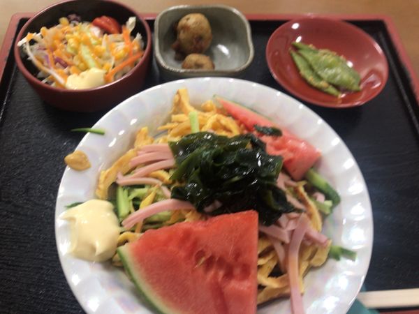 「冷やし中華そば680円」@熱海ドライブインの写真