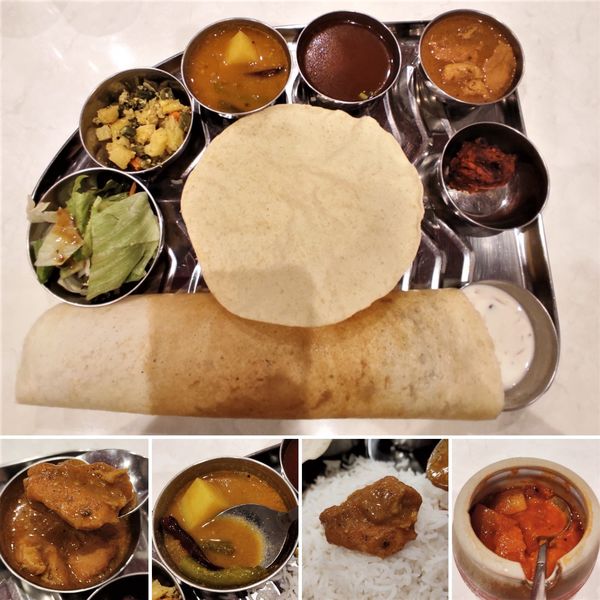 「ケララミールスチキンカレーセット  1200円」@サウスパークの写真