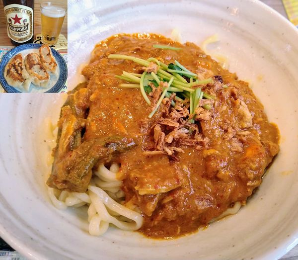 「スパイス・チキン・モッシュ ￥700」@(仮)麺食堂の写真