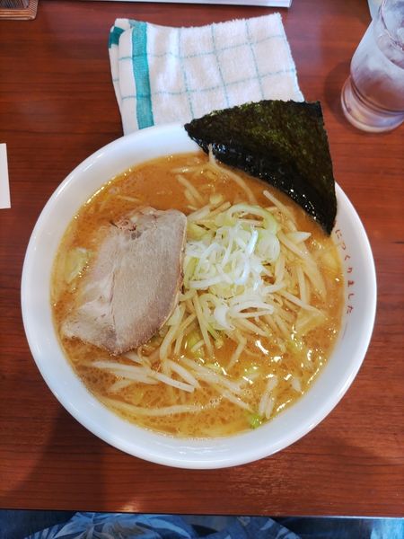 「味噌ラーメン  ﾒﾝﾏ抜き」@北海道ラーメン 赤レンガ 幸手店の写真