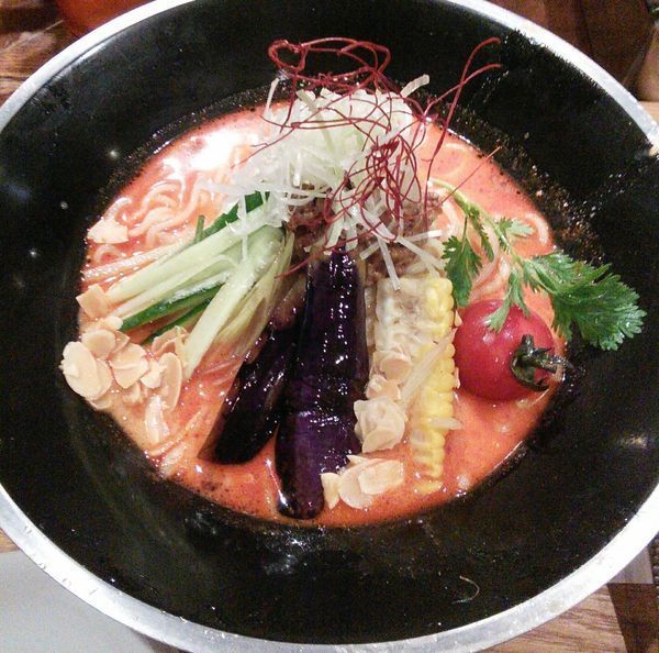 「【限定】冷やし担々麺　１０００円」@新潟 三宝亭東京ラボ 中目黒店の写真