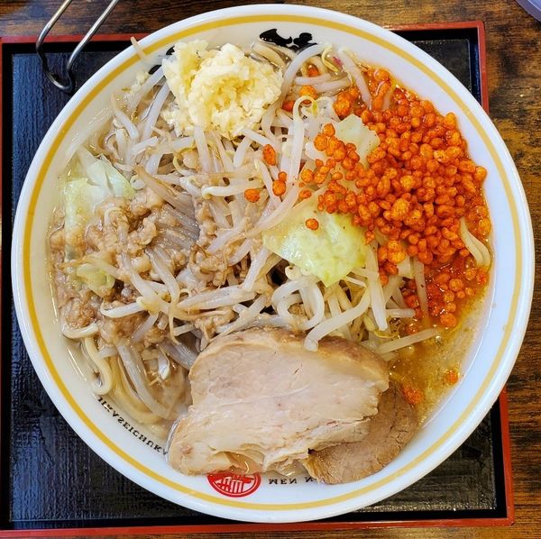 「富二郞ラーメン(大盛)」@自家製中華そば 麺の虜の写真