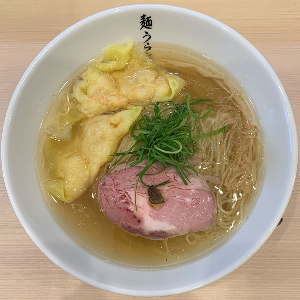 「塩SOBA 海老ワンタン」@麺うらたの写真