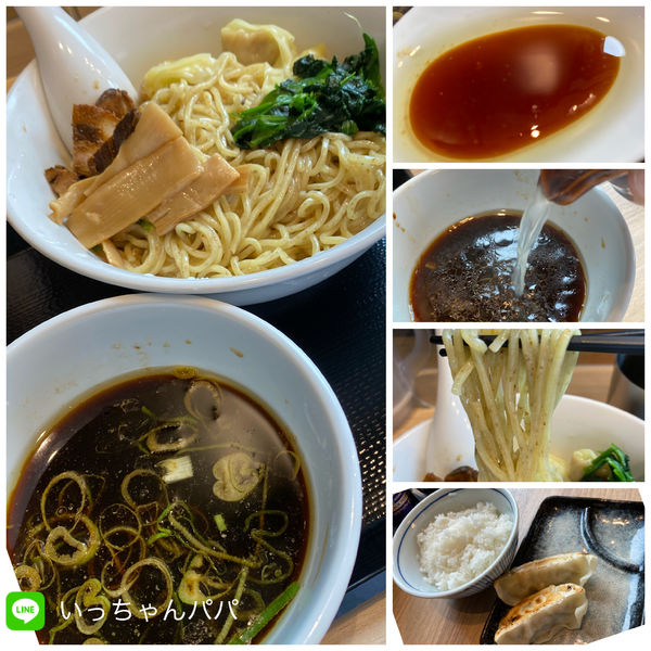 「鶏だし肉雲吞つけ麺 730円 （初回は開店記念500円）」@ワンタン屋 今福商店の写真