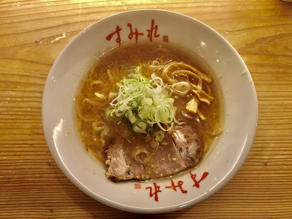 「半ラーメン(味噌)」@すみれ 札幌中の島本店の写真