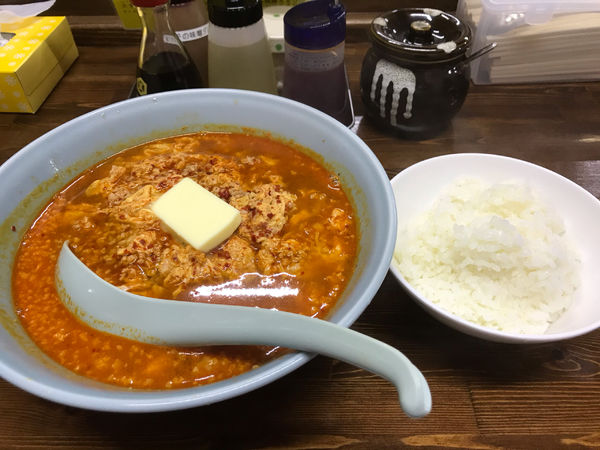 「バター川タン 小ライス」@川崎タンタンメンの写真