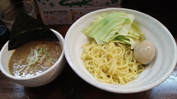 「4種の魚つけ麺(並160g)¥900+味玉¥100-」@『   』（無銘）の写真