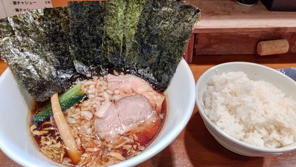 「焦がし醤油+海苔+ライス」@味香房 海居人の写真