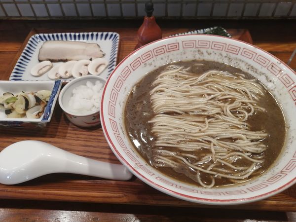 「茸¥950」@炭火焼濃厚中華そば 倫道の写真