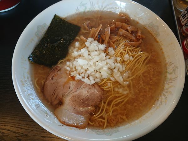 「こってり醤油ラーメン特盛￥８５０」@びんびん亭 白岡店の写真