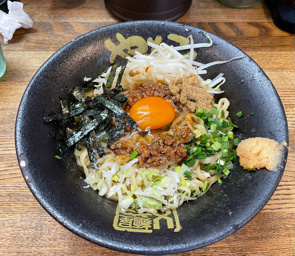 「台湾まぜそば 大盛り（950円）」@麺屋やっとこ 三田店の写真