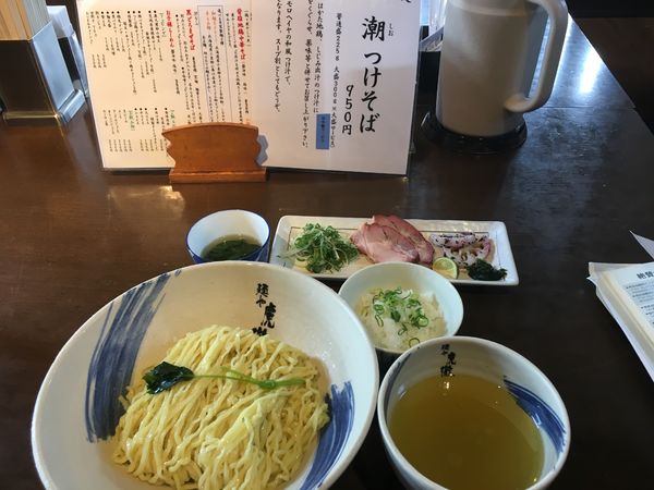 「<夏季限定>薬涼潮つけそば(大盛950¥)」@麺や 虎徹の写真