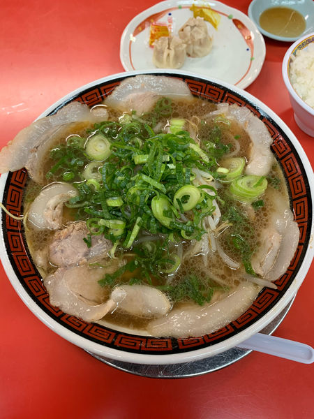 「中華そば（大盛）」@もっこす 石屋川店の写真