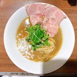 濃厚烏賊煮干中華そば(醤油)+和え玉