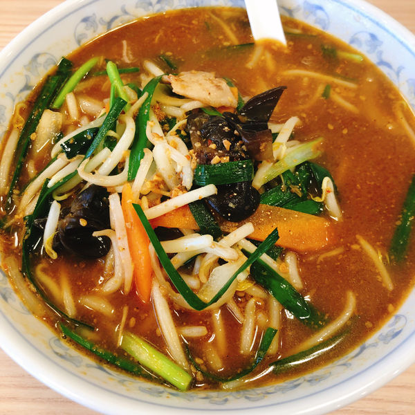 「みそラーメン（0.5玉）520円」@ぎょうざの満洲 おおたモール店の写真