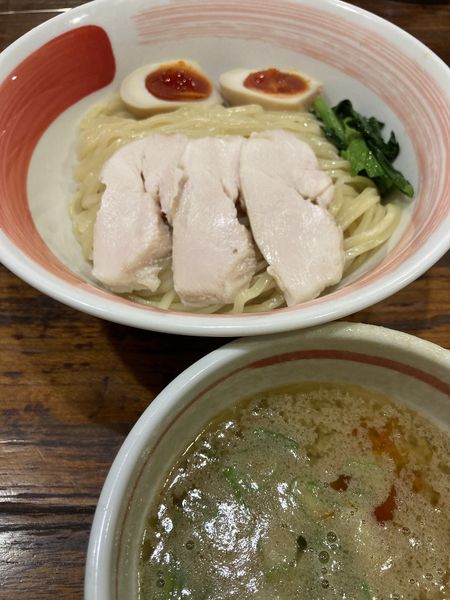 「鶏白湯つけそば¥950」@らーめん つけそば 古今亭の写真