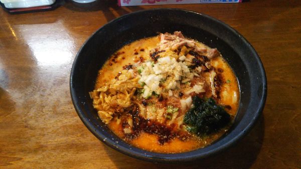 「（限定） 海老トマみそ辛冷しラーメン」@はりけんラーメンの写真