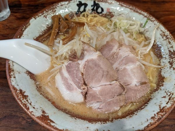 「力丸みそラーメン　770円+大盛り110円」@ラーメン力丸の写真