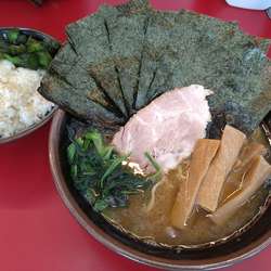 ラーメン並　のり7枚　メンマ　サービスライス