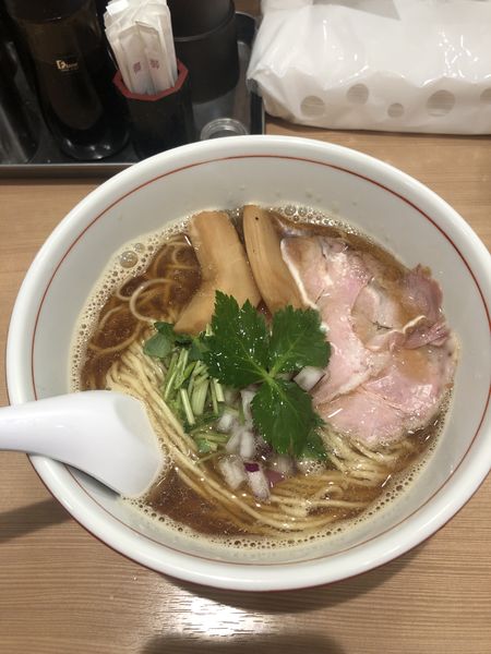 「煮干しそば 780円」@中華そば たかばんの写真