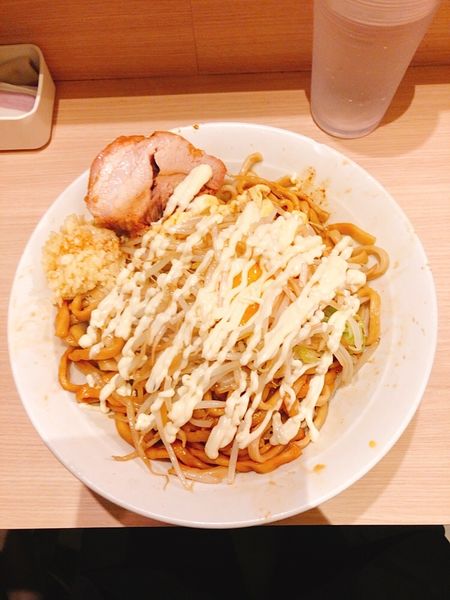 「ラーメン汁無し」@麺屋 味方の写真