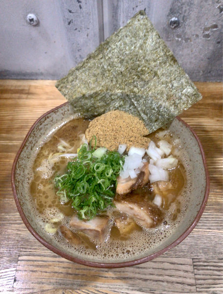 「魚介そばにぼし小+刻み玉ネギ（800円）」@中華そば 田村の写真