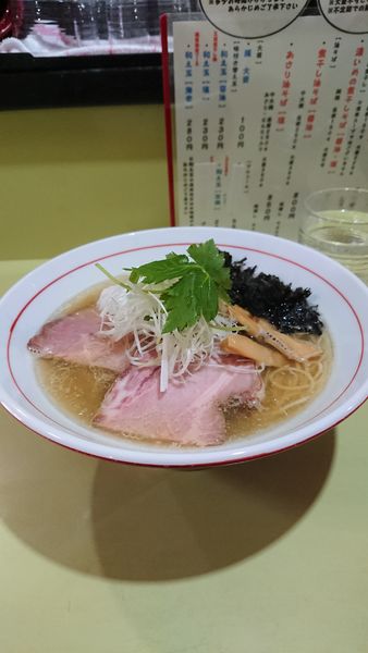 「浅利と煮干の塩そば ラスト」@溝ノ百合の写真