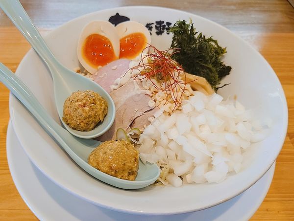 「ししとうの冷やしまぜそば【期間限定】」@ニボチャチャ！！ラーメン あらき軒の写真