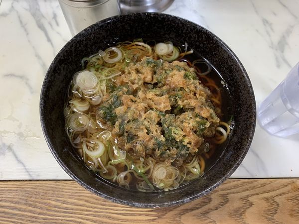 「春菊そば (400円)」@大和屋の写真