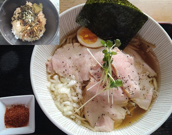 「【限定】アゴ煮干らーめん ￥850」@和風らーめん 凪の写真