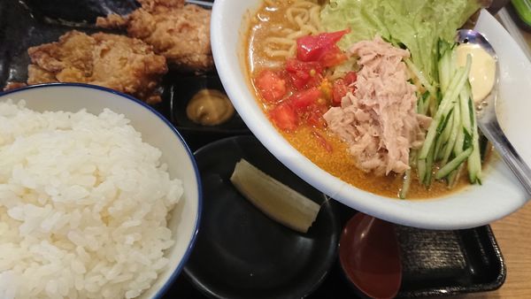 「冷製べジ味噌麺」@マルキン本舗 東松山店の写真