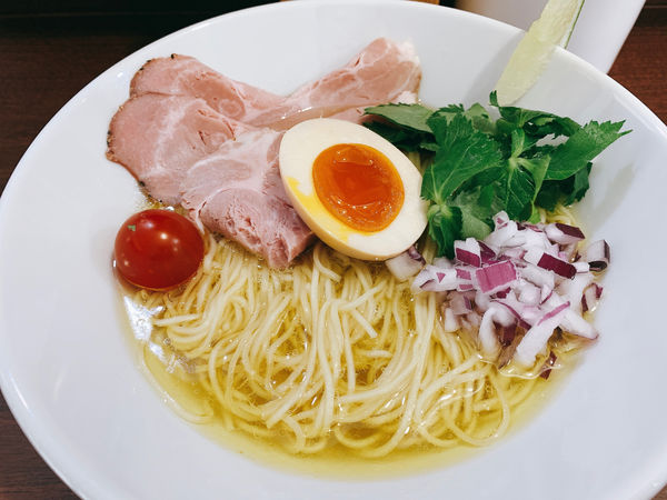 「和えそば 貝塩ライム」@中華そば うお青の写真