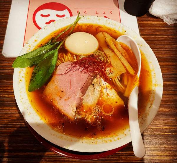 「限定　アゴだし辛そば」@だし廊 -DASHIRO-の写真