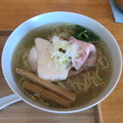 塩そば（太麺）1000円