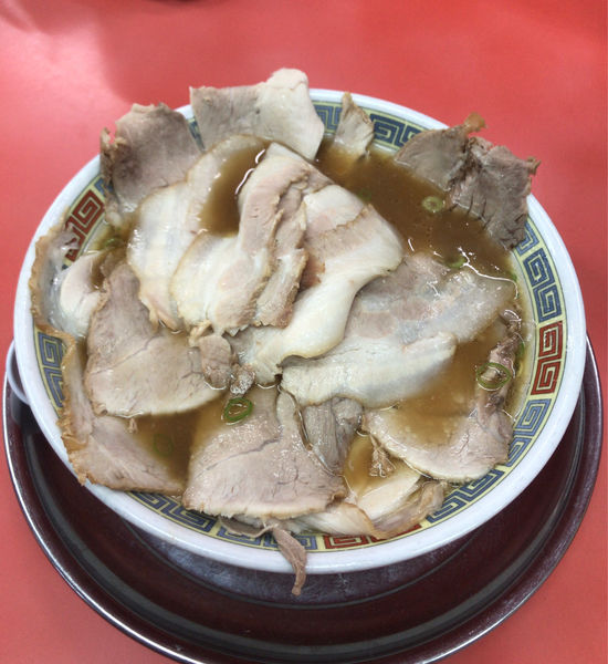 「チャーシューメン正油（1050円）」@もっこす 王子公園店の写真