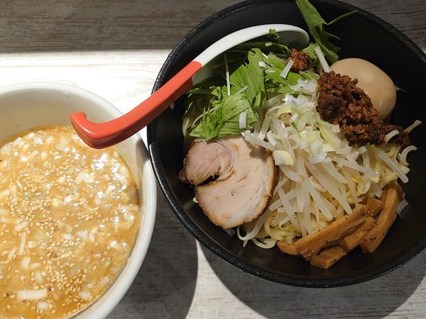 「味噌つけめん+味玉(950円)」@麺屋 誉の写真