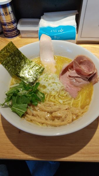 「鶏白湯らーめん(塩)」@麺屋 れんしんの写真