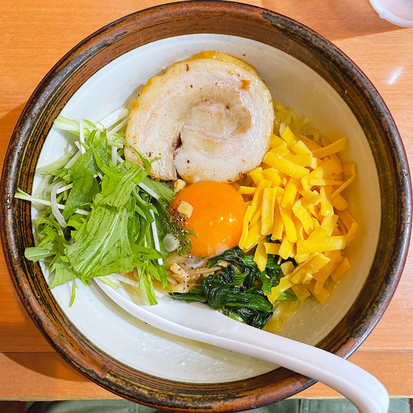 「チーズまぜそば」@俺流塩らーめん 下北沢店の写真
