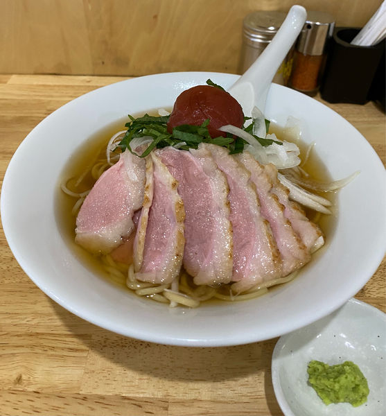 「期間限定・冷やし鴨そば (並/¥900)」@中華そば You Leeの写真