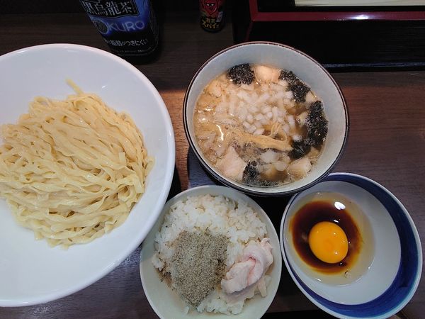 「背脂煮干しつけそば」@Noodle&Spice curry 今日の1番の写真