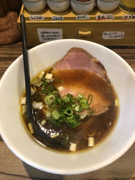 「鶏と鰹のラーメン　750円」@麺や ふくわらいの写真