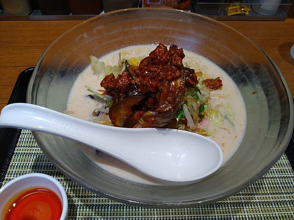 「冷やしちゃんぽん　麻婆茄子（期間限定）」@長崎ちゃんぽん リンガーハット 川越U_PLACE店の写真