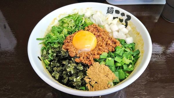 「カレー台湾まぜそば(大) チーズ入り」@麺屋こころ 大船店の写真